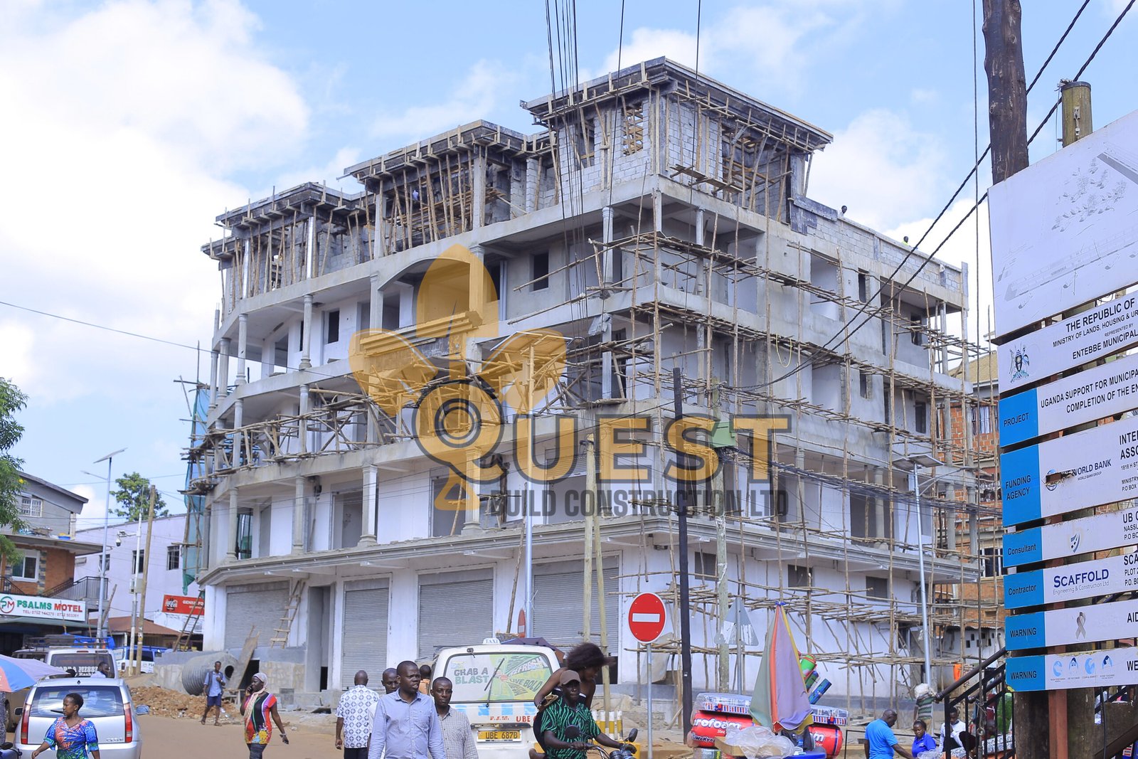 Construction and engineering photography supplied by Quest Build
